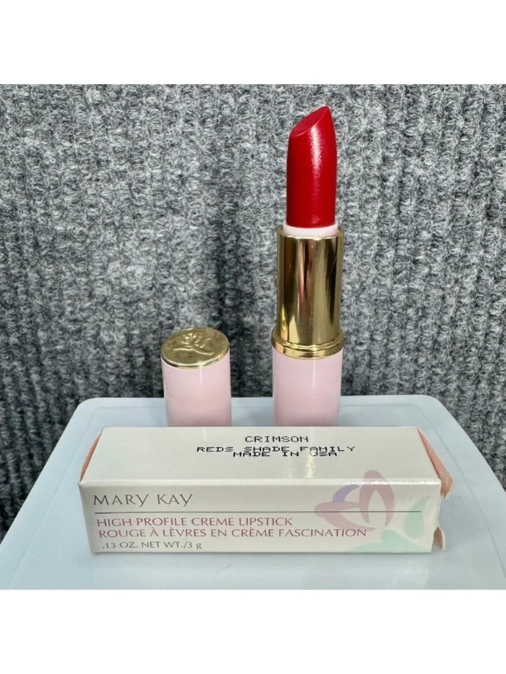 Mary Kay CRIMSON High Profile Crème Lipstick NEW sku23
